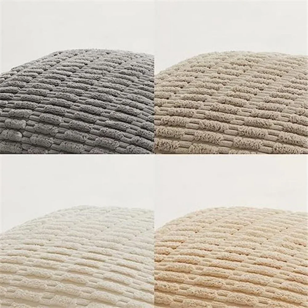 4 Packs Neutral Decorative Throw Pillow Covers 18x18 Inch Living NO INSERT